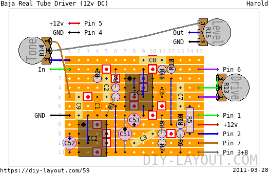 Baja Real Tube Driver (12v DC)