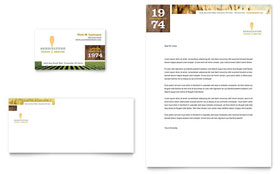 Farming & Agriculture Business Card & Letterhead Template - Word, Publisher, InDesign, Illustrator, Pages, QuarkXPress, CorelDraw
