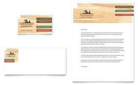 Home Builders & Construction Business Card & Letterhead Template - Word, Publisher, InDesign, Illustrator, Pages, QuarkXPress, CorelDraw