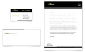 Electrician Business Card & Letterhead Template - Word, Publisher, InDesign, Illustrator, Pages, QuarkXPress, CorelDraw