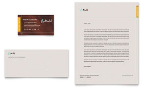 Home Remodeling Business Card & Letterhead Template - Word, Publisher, InDesign, Illustrator, Pages, QuarkXPress, CorelDraw