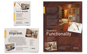 Home Remodeling Flyer & Ad Template - Word, Publisher, InDesign, Illustrator, Pages, QuarkXPress, CorelDraw