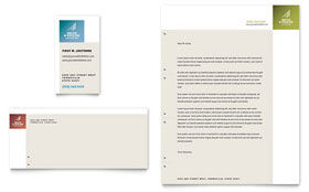 Decks & Fencing Business Card & Letterhead Template - Word, Publisher, InDesign, Illustrator, Pages, QuarkXPress, CorelDraw