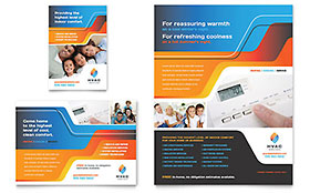 HVAC Flyer & Ad Template - Word, Publisher, InDesign, Illustrator, Pages, QuarkXPress, CorelDraw