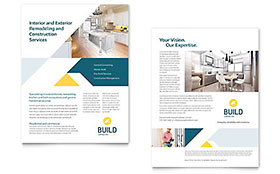 Contractor Datasheet Template - Word, Publisher, InDesign, Illustrator, Pages, QuarkXPress, CorelDraw