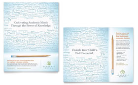 Academic Tutor & School Poster Template - Word, Publisher, InDesign, Illustrator, Pages, QuarkXPress, CorelDraw