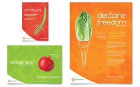 Nutritionist & Dietitian Flyer & Ad Template - Word, Publisher, InDesign, Illustrator, Pages, QuarkXPress, CorelDraw