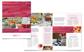 Corporate Event Planner & Caterer Brochure Template - Word, Publisher, InDesign, Illustrator, Pages, QuarkXPress, CorelDraw