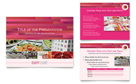 Corporate Event Planner & Caterer Presentation Template - PowerPoint