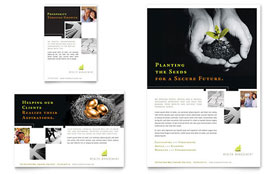 Wealth Management Services Flyer & Ad Template - Word, Publisher, InDesign, Illustrator, Pages, QuarkXPress, CorelDraw