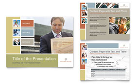 Investment Advisor Presentation Template - PowerPoint
