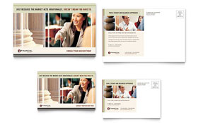 Financial Planner Postcard Template - Word, Publisher, InDesign, Illustrator, Pages, QuarkXPress, CorelDraw