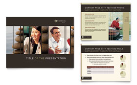 Financial Planner Presentation Template - PowerPoint