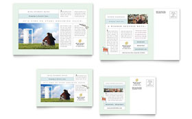 Mortgage Lenders Postcard Template - Word, Publisher, InDesign, Illustrator, Pages, QuarkXPress, CorelDraw