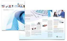 Accounting Firm Brochure Template - Word, Publisher, InDesign, Illustrator, Pages, QuarkXPress, CorelDraw