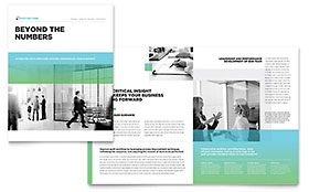 Auditing Firm Brochure Template - Word, Publisher, InDesign, Illustrator, Pages, QuarkXPress, CorelDraw