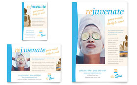 Beauty Spa Flyer & Ad Template - Word, Publisher, InDesign, Illustrator, Pages, QuarkXPress, CorelDraw