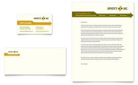 Moving Service Business Card & Letterhead Template - Word, Publisher, InDesign, Illustrator, Pages, QuarkXPress, CorelDraw