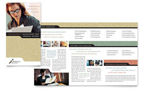 Bookkeeping & Accounting Services Trifold Brochure Template - Word, Publisher, InDesign, Illustrator, Pages, QuarkXPress, CorelDraw