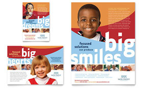 Community Non Profit Flyer & Ad Template - Word, Publisher, InDesign, Illustrator, Pages, QuarkXPress, CorelDraw