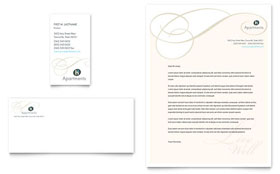 Apartment & Condominium Business Card & Letterhead Template - Word, Publisher, InDesign, Illustrator, Pages, QuarkXPress, CorelDraw