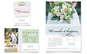 Wedding & Event Planning Flyer & Ad Template - Word, Publisher, InDesign, Illustrator, Pages, QuarkXPress, CorelDraw