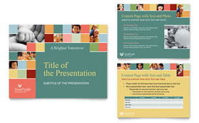Non Profit Association for Children Presentation Template - PowerPoint