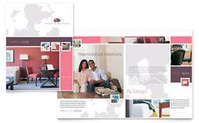 Interior Designer Brochure Template - Word, Publisher, InDesign, Illustrator, Pages, QuarkXPress, CorelDraw