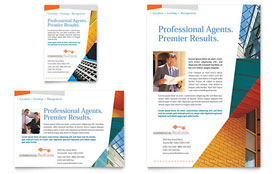 Commercial Real Estate Property Flyer & Ad Template - Word, Publisher, InDesign, Illustrator, Pages, QuarkXPress, CorelDraw