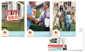 Home Real Estate Postcard Template - Word, Publisher, InDesign, Illustrator, Pages, QuarkXPress, CorelDraw