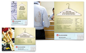 Laundry & Dry Cleaners Flyer & Ad Template - Word, Publisher, InDesign, Illustrator, Pages, QuarkXPress, CorelDraw