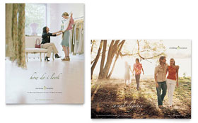 Women's Clothing Store Poster Template - Word, Publisher, InDesign, Illustrator, Pages, QuarkXPress, CorelDraw