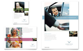 Limousine Service Flyer & Ad Template - Word, Publisher, InDesign, Illustrator, Pages, QuarkXPress, CorelDraw