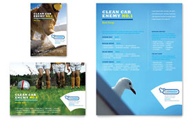Car Cleaning Flyer & Ad Template - Word, Publisher, InDesign, Illustrator, Pages, QuarkXPress, CorelDraw