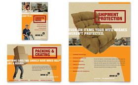 Movers & Moving Company Flyer & Ad Template - Word, Publisher, InDesign, Illustrator, Pages, QuarkXPress, CorelDraw