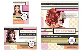 Hairstylist Flyer & Ad Template - Word, Publisher, InDesign, Illustrator, Pages, QuarkXPress, CorelDraw
