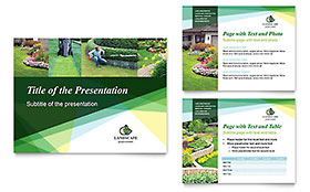 Landscaper Presentation Template - PowerPoint