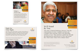 Legal Advocacy Flyer & Ad Template - Word, Publisher, InDesign, Illustrator, Pages, QuarkXPress, CorelDraw