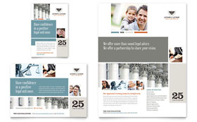 Family Law Attorneys Flyer & Ad Template - Word, Publisher, InDesign, Illustrator, Pages, QuarkXPress, CorelDraw