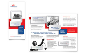 Justice Legal Services Trifold Brochure Template - Word, Publisher, InDesign, Illustrator, Pages, QuarkXPress, CorelDraw