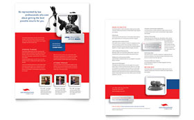 Justice Legal Services Datasheet Template - Word, Publisher, InDesign, Illustrator, Pages, QuarkXPress, CorelDraw