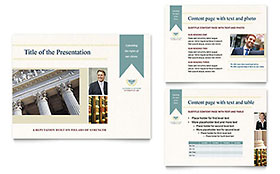 Law Firm Presentation Template - PowerPoint