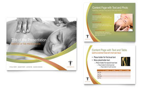 Massage & Chiropractic Presentation Template - PowerPoint