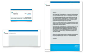 Science & Chemistry Business Card & Letterhead Template - Word, Publisher, InDesign, Illustrator, Pages, QuarkXPress, CorelDraw