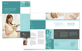 Pregnancy Clinic Brochure Template - Word, Publisher, InDesign, Illustrator, Pages, QuarkXPress, CorelDraw