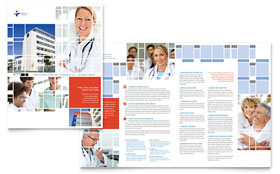 Hospital Brochure Template - Word, Publisher, InDesign, Illustrator, Pages, QuarkXPress, CorelDraw