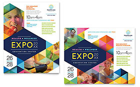 Health Fair Poster Template - Word, Publisher, InDesign, Illustrator, Pages, QuarkXPress, CorelDraw
