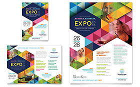 Health Fair Flyer & Ad Template - Word, Publisher, InDesign, Illustrator, Pages, QuarkXPress, CorelDraw