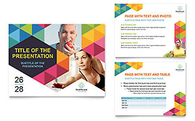 Health Fair Presentation Template - PowerPoint