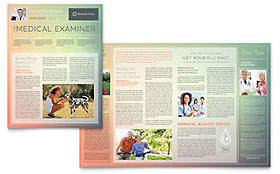 Medical Clinic Newsletter Template - Word, Publisher, InDesign, Illustrator, Pages, QuarkXPress, CorelDraw